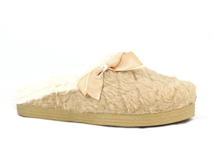 Öztaban Zenne Fiyonklu Ev Terliği Vizon - Öztaban