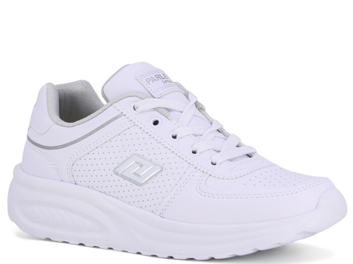 Parley Zenne 722 Cilt Spor Ayakkabı Beyaz - Gümüş - Parley