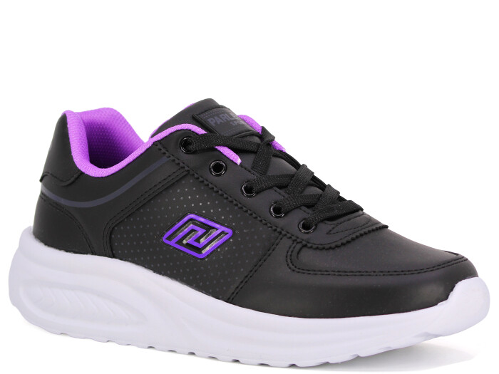 Parley Zenne 722 Cilt Spor Ayakkabı Siyah - Lila - Parley