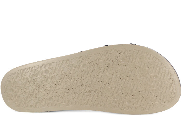 Parmi Zenne 19057 Tek Toka Ağaç Desen Kutulu Günlük Terlik Platin - 3