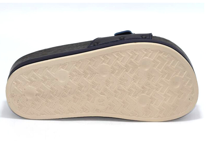 Parmi Zenne 21103 Tek Toka Ağaç Desen Kalın Günlük Terlik Lacivert - 4