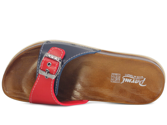 Parmi Zenne 21501 Ağaç Desen Tek Toka Poşetli Günlük Terlik Tommy - 2