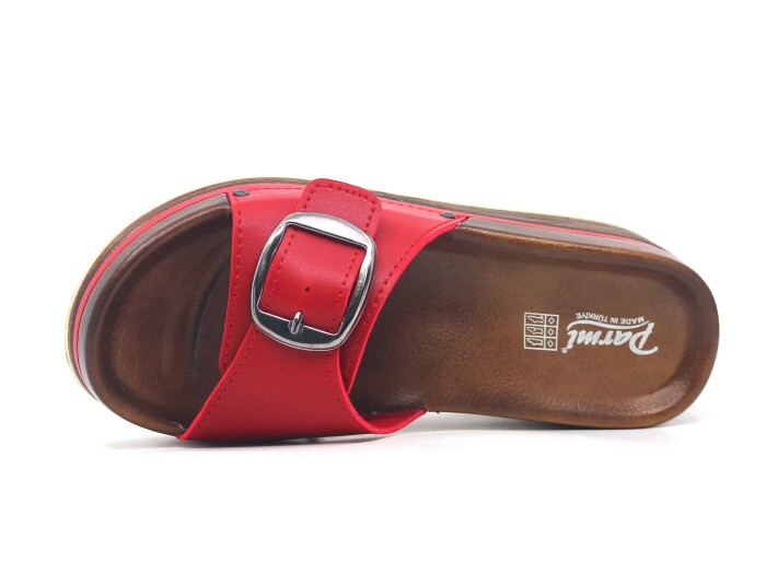 Parmi Zenne 24301 Günlük Terlik Kırmızı - Parmi (1)