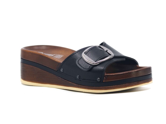 Parmi Zenne 24301 Günlük Terlik Siyah - Parmi