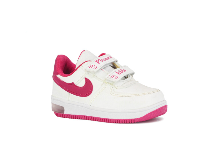 Phonex Bebe 59 Cilt Spor Ayakkabı Beyaz - Fuşya - Phonex