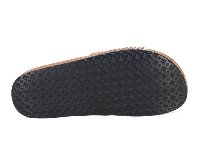 Pienn Zenne 20050.005 Taşlı Kutulu Günlük Terlik Bronz - 3