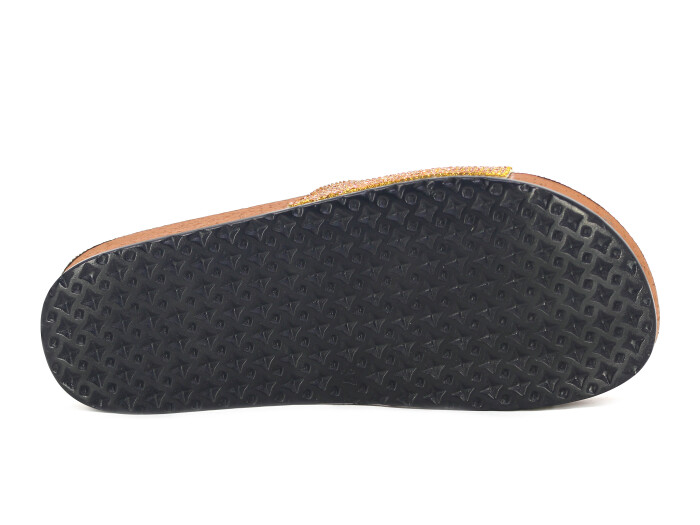 Pienn Zenne 20050.019 Taşlı Kutulu Günlük Terlik Bronz - 3