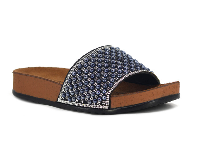 Pienn Zenne 20050.022 Taşlı Kutulu Günlük Terlik Siyah - Pienn