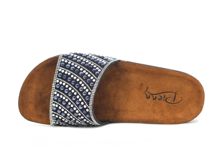 Pienn Zenne 20050.026 Taşlı Kutulu Günlük Terlik Siyah - Pienn (1)