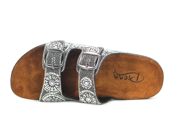 Pienn Zenne 20054.002 Kutulu Günlük Terlik Füme - Pienn (1)