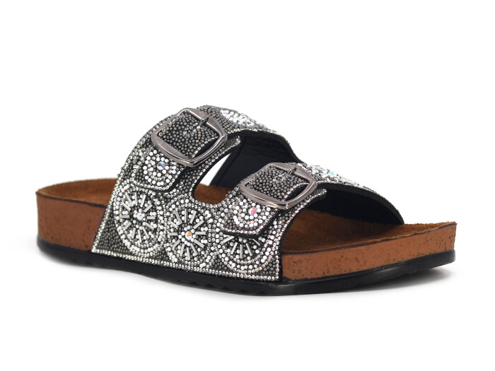 Pienn Zenne 20054.002 Kutulu Günlük Terlik Füme - Pienn