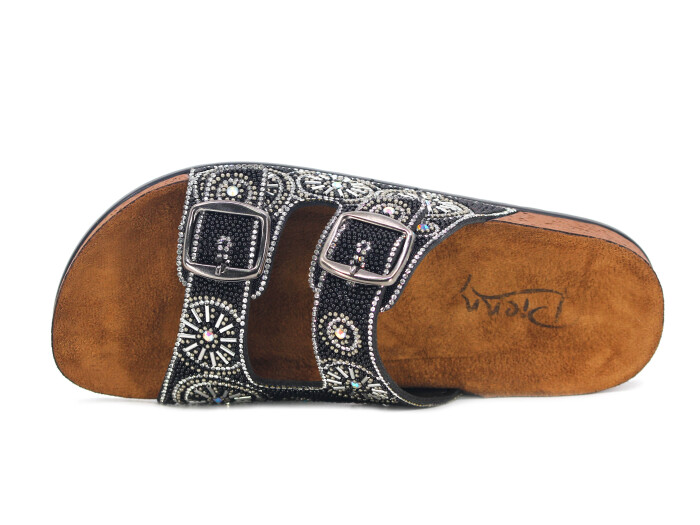 Pienn Zenne 20054.002 Kutulu Günlük Terlik Siyah - 2