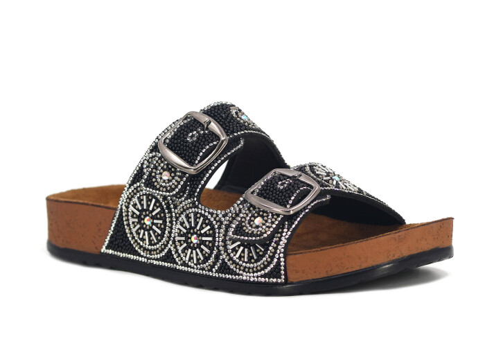 Pienn Zenne 20054.002 Kutulu Günlük Terlik Siyah - Pienn