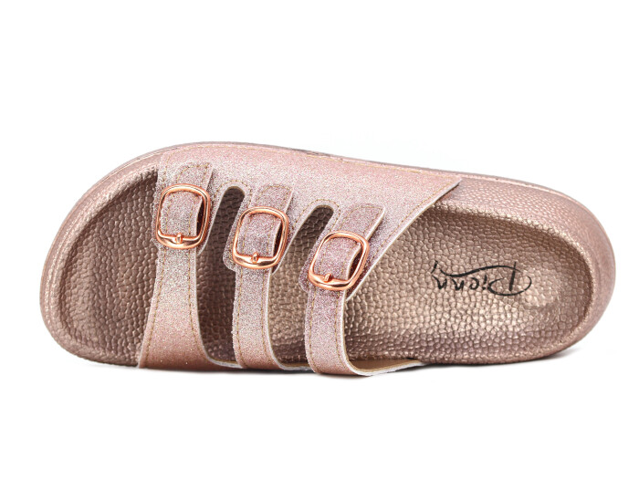 Pienn Zenne 20061.004 Simli Kutulu Günlük Terlik Bronz - 2