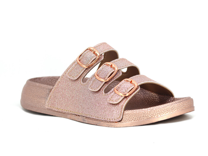 Pienn Zenne 20061.004 Simli Kutulu Günlük Terlik Bronz - 1