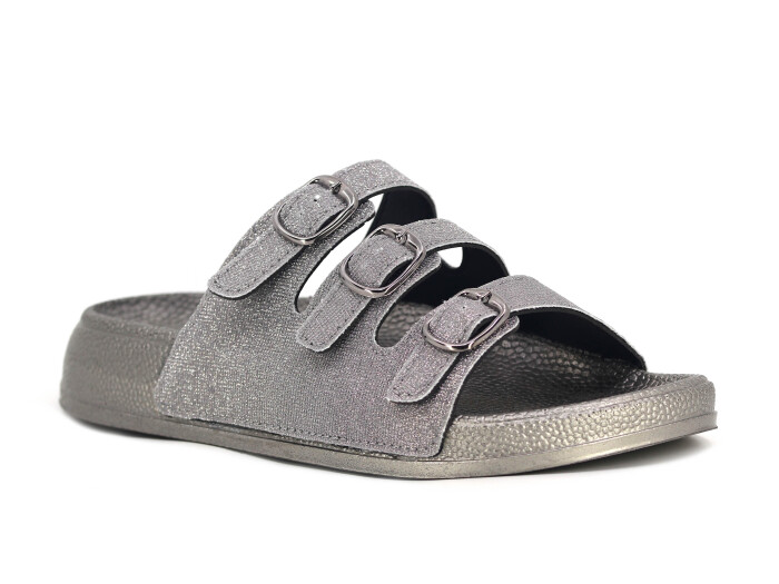 Pienn Zenne 20061.004 Simli Kutulu Günlük Terlik Füme - Pienn