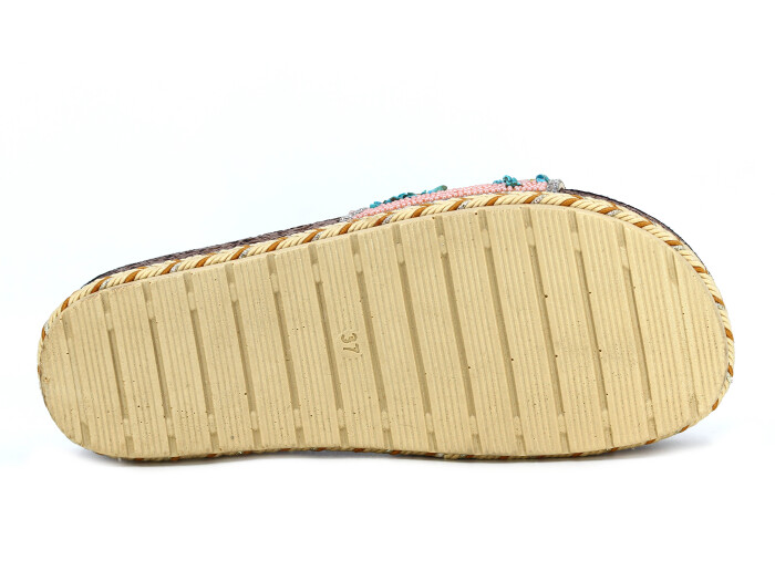 Pienn Zenne 20063.006 Taşlı Kutulu Günlük Terlik Pudra - 3