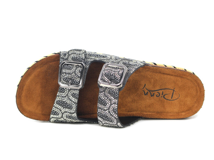 Pienn Zenne 20064.003 Kutulu Günlük Terlik Füme - Pienn (1)