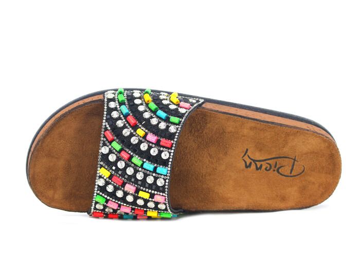 Pienn Zenne 20065.005 Kutulu Günlük Terlik Multi Siyah - Pienn (1)