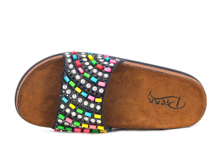 Pienn Zenne 20065.005 Kutulu Günlük Terlik Siyah - Pienn (1)