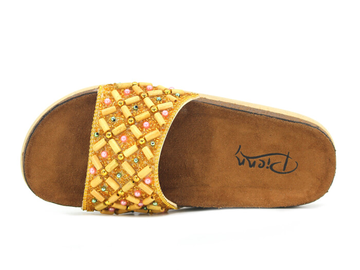 Pienn Zenne 20065.008 Kutulu Günlük Terlik Bronz - Pienn (1)