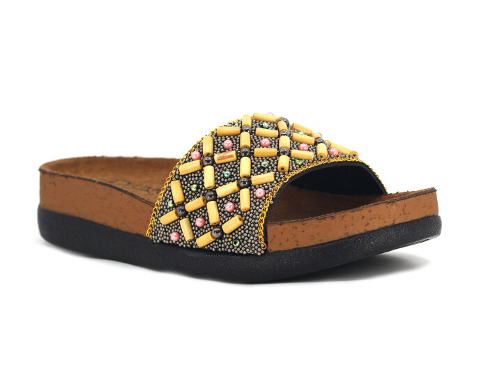 Pienn Zenne 20065.008 Kutulu Günlük Terlik Füme - Pienn