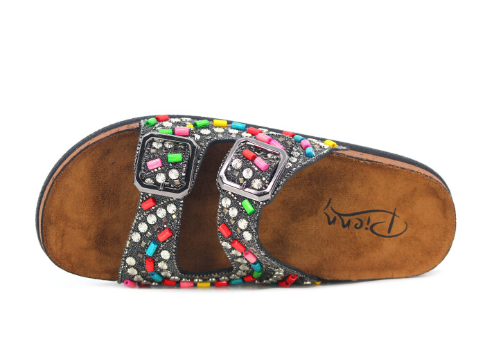 Pienn Zenne 20066.003 Kutulu Günlük Terlik Füme - Pienn (1)