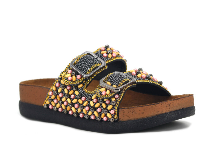 Pienn Zenne 20066.006 Kutulu Günlük Terlik Füme - Pienn