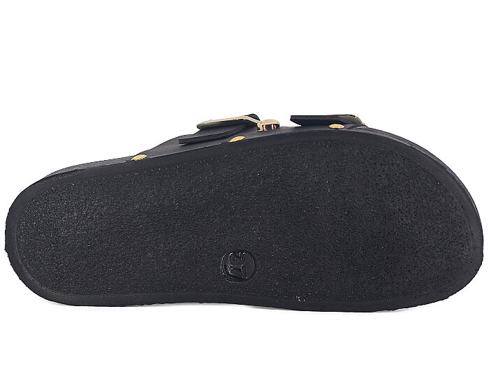 Piomi Zenne 130 Çift Toka Kutulu Günlük Terlik Siyah - 3