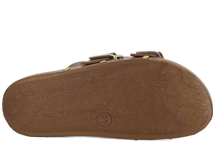 Piomi Zenne 130 Çift Toka Kutulu Günlük Terlik Vizon - 3