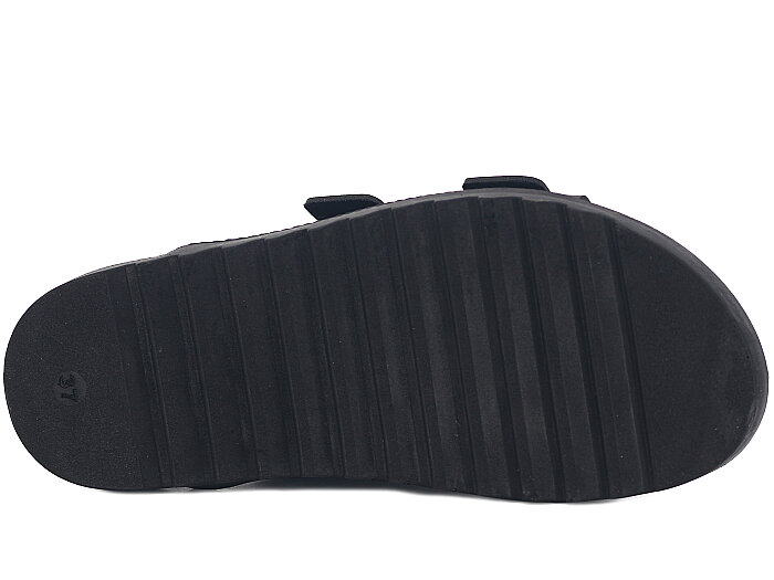 Piomi Zenne 3010 Çift Toka Kutulu Günlük Terlik Siyah - 3