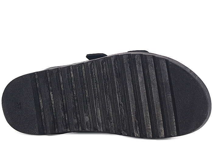 Piomi Zenne 3090 Çift Toka Kutulu Günlük Terlik Siyah - 3