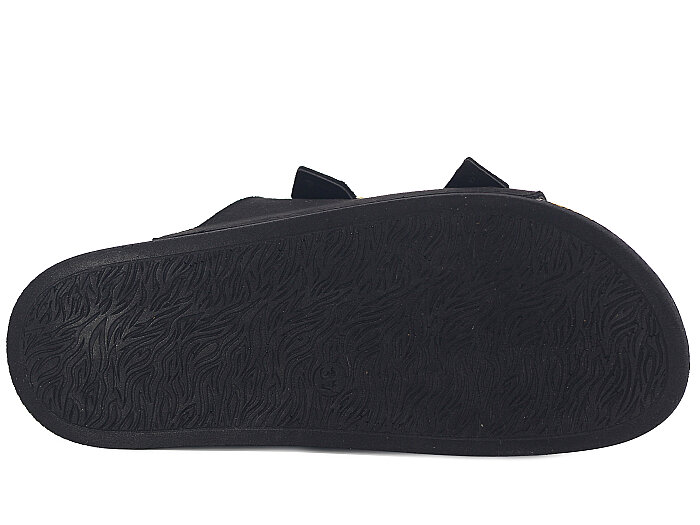 Piomi Zenne 7073 Çift Toka Kutulu Günlük Terlik Siyah - 3