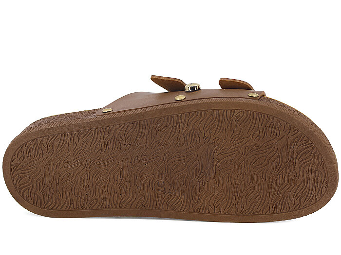 Piomi Zenne 7110 Çift Toka Kutulu Günlük Terlik Vizon - 3