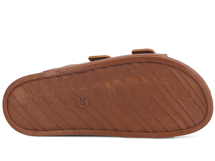 Piomi Zenne 8124 Çift Toka Kutulu Günlük Terlik Taba - 3