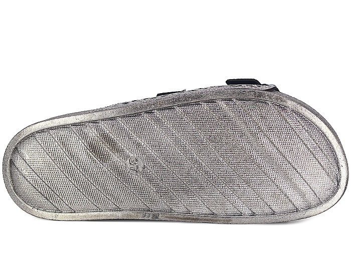 Piomi Zenne 8154 Çift Toka Kutulu Günlük Terlik Füme - 3