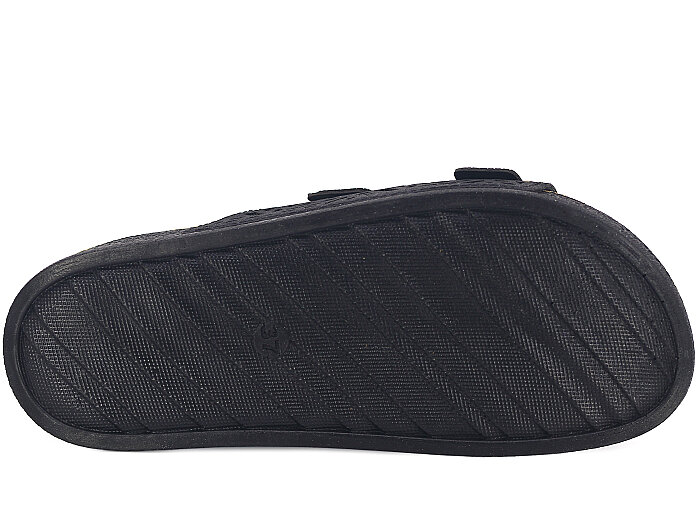 Piomi Zenne 8154 Çift Toka Kutulu Günlük Terlik Siyah - 3