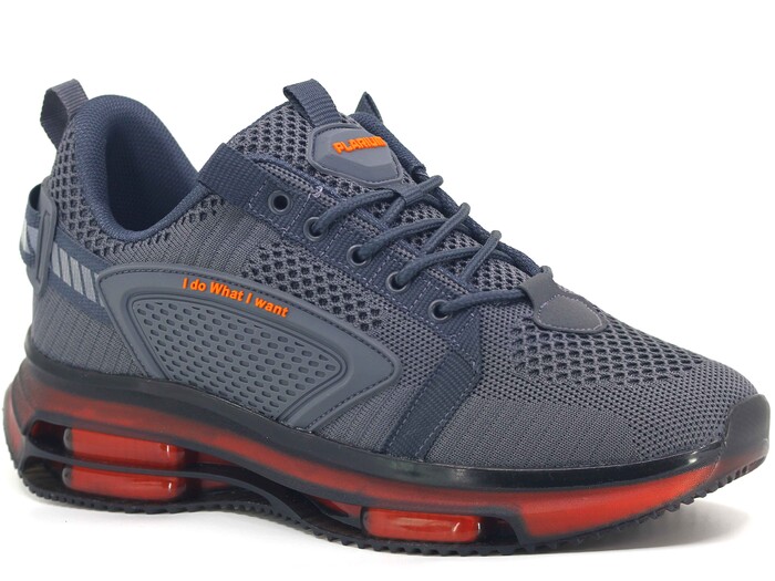 Plarium Merdane 025 Triko Spor Ayakkabı Füme - Turuncu - Plarium