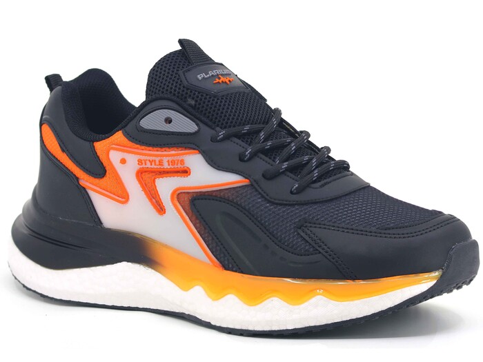 Plarium Merdane 2513 Anorak Spor Ayakkabı Siyah - Turuncu - 1