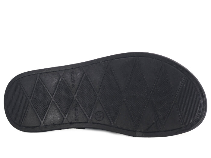 Polen Merdane 1006.M.002 Çapraz Tokalı Günlük Terlik Kahve - 3