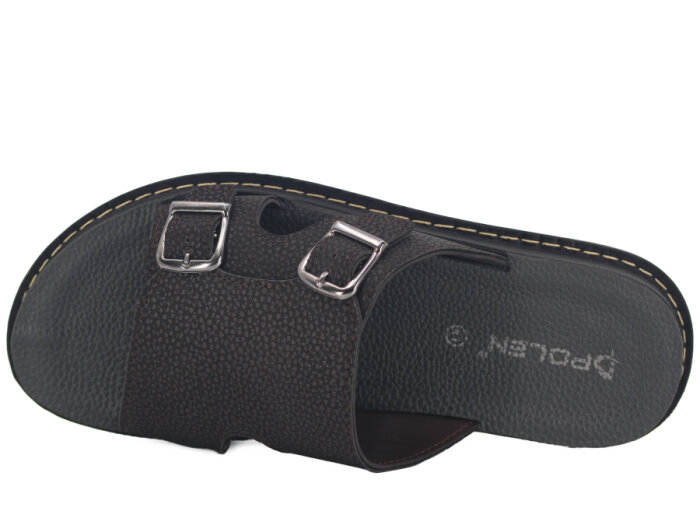 Polen Merdane 1006.M.003 Günlük Terlik Kahve - 2