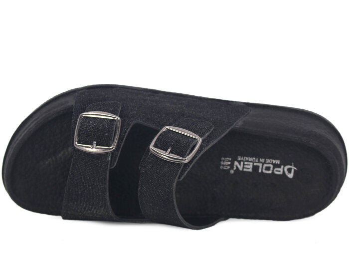 Polen Zenne 1001.Z.001 Günlük Terlik Siyah - Polen (1)