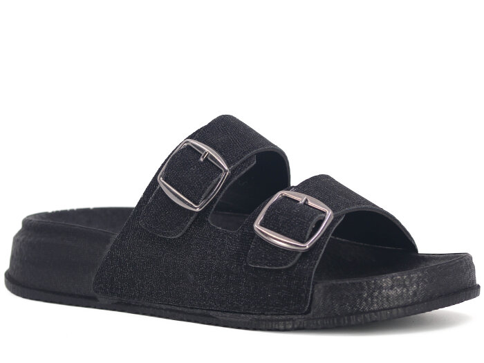 Polen Zenne 1001.Z.001 Günlük Terlik Siyah 