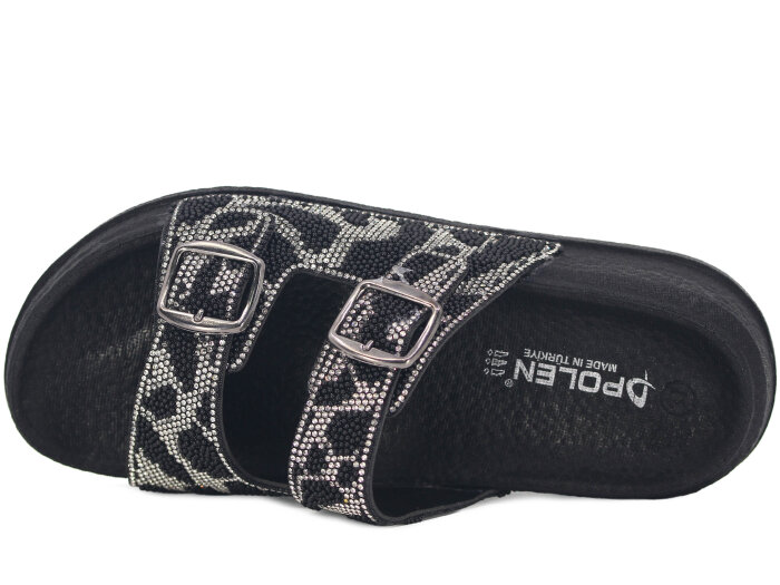 Polen Zenne 1001.Z.006 Günlük Terlik Siyah - Polen (1)