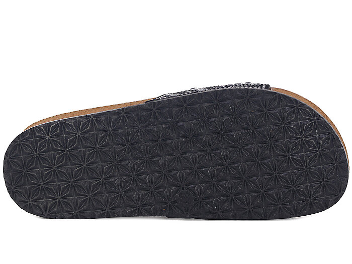 Polen Zenne 1004.Z.015 Taşlı Günlük Terlik Füme - 3