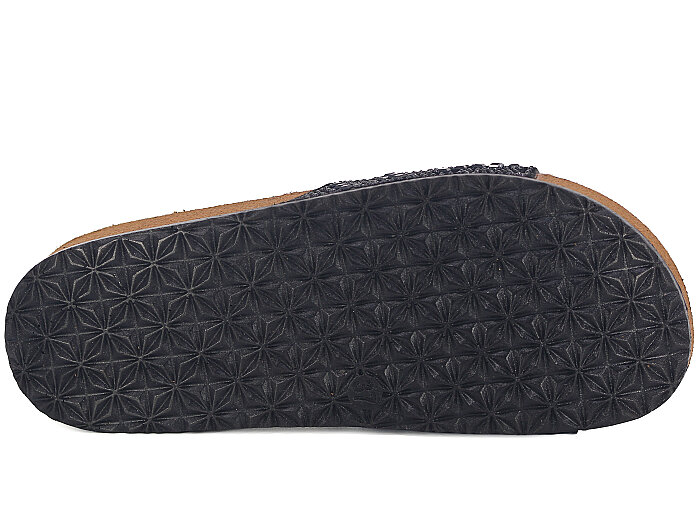 Polen Zenne 1004.Z.015 Taşlı Günlük Terlik Siyah - 3