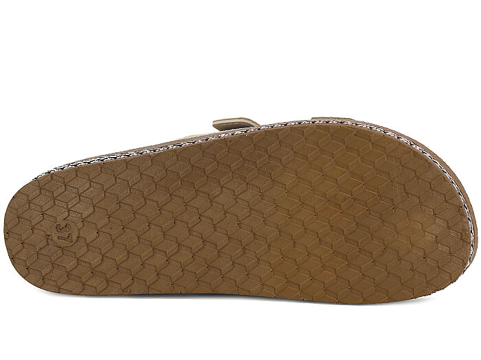 Polen Zenne 1005.Z.002 Çift Toka Günlük Terlik Bej - 3