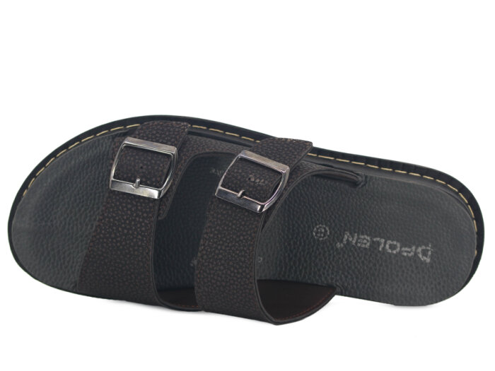 Polen Merdane 1006.M.001 Günlük Terlik Kahve - 2