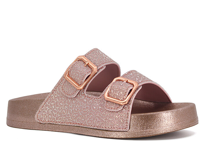 Polen Zenne 1007.Z.006 Çift Toka Günlük Terlik Bronz - 1