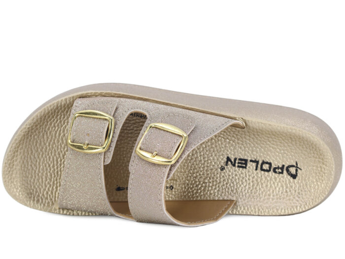 Polen Zenne 1009.Z.002 Günlük Terlik Altın - 2